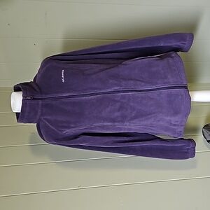Columbia purple zip fleece